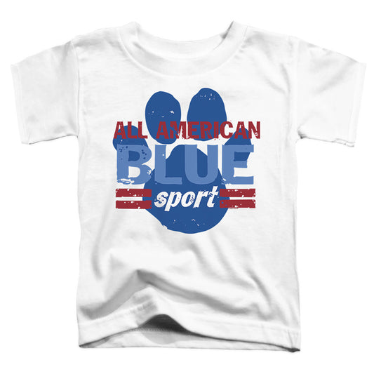 BLUE'S CLUES (CLASSIC) : ALL AMERICAN SPORT S\S TODDLER TEE White MD (3T)