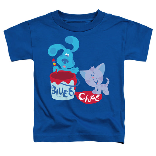 BLUE'S CLUES (CLASSIC) : PAINT IT! S\S TODDLER TEE Royal Blue LG (4T)