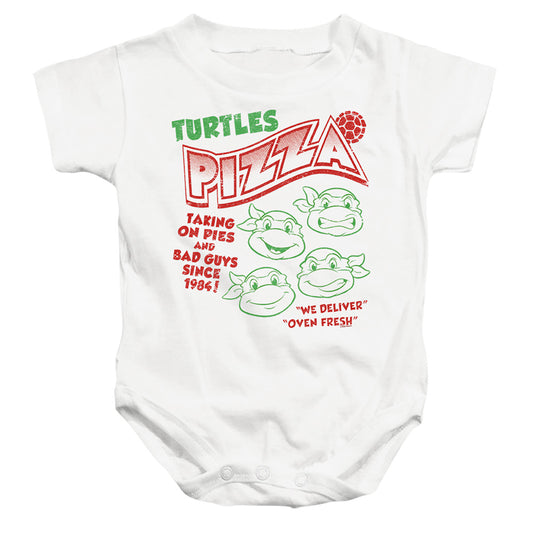 TEENAGE MUTANT NINJA TURTLES : TURTLES PIZZA INFANT SNAPSUIT White XL (24 Mo)