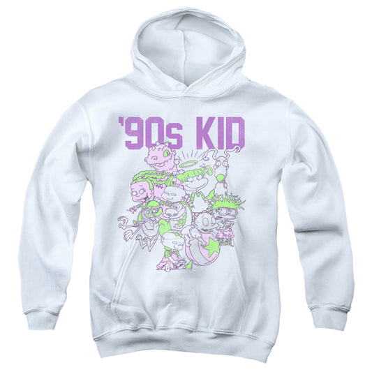 NICKELODEON 90'S : 90'S KID YOUTH PULL OVER HOODIE White MD