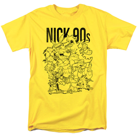 NICKELODEON 90'S : NICK 90'S S\S ADULT 18\1 Yellow 2X