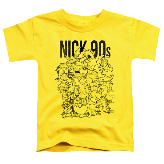 NICKELODEON 90'S : NICK 90'S S\S TODDLER TEE Yellow LG (4T)