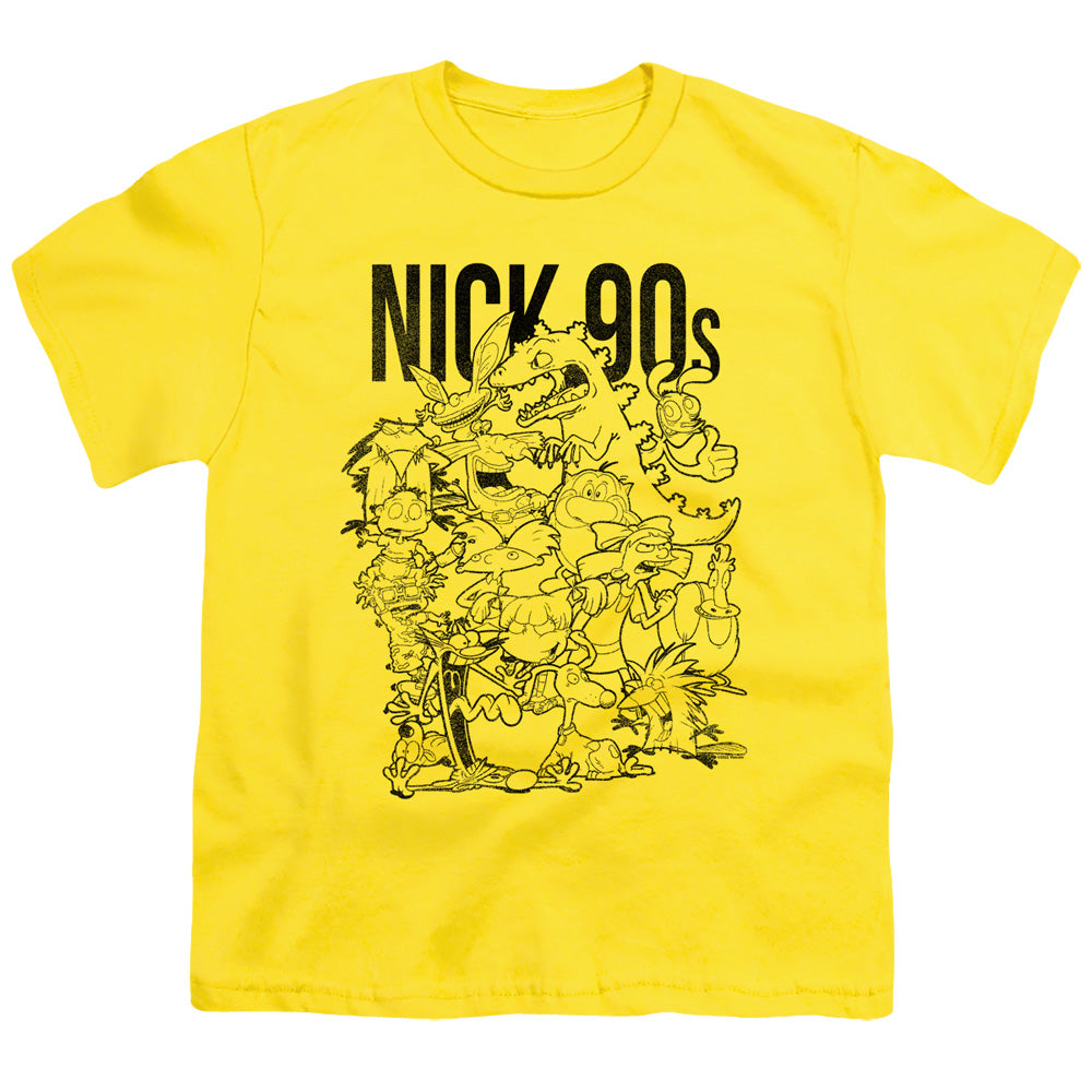 NICKELODEON 90'S : NICK 90'S S\S YOUTH 18\1 Yellow SM