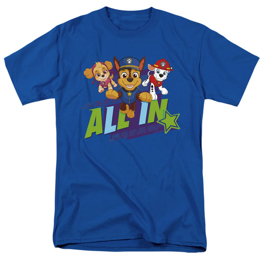 PAW PATROL : ALL IN S\S ADULT 18\1 Royal Blue 2X
