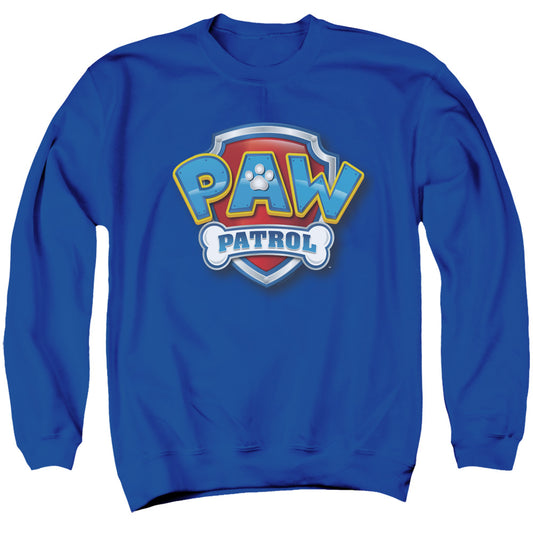 PAW PATROL : 3D LOGO ADULT CREW SWEAT Royal Blue SM