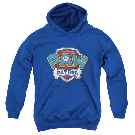 PAW PATROL : 3D LOGO YOUTH PULL OVER HOODIE Royal Blue LG