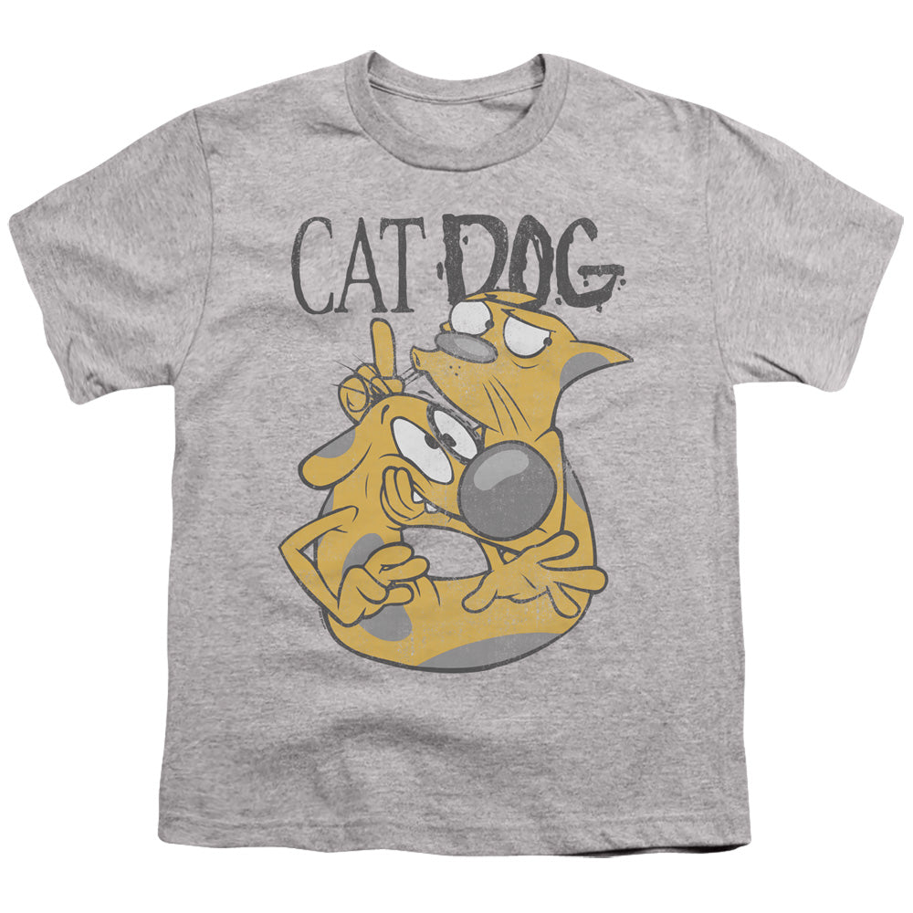 CATDOG : STUCK TOGETHER S\S YOUTH 18\1 Athletic Heather XL