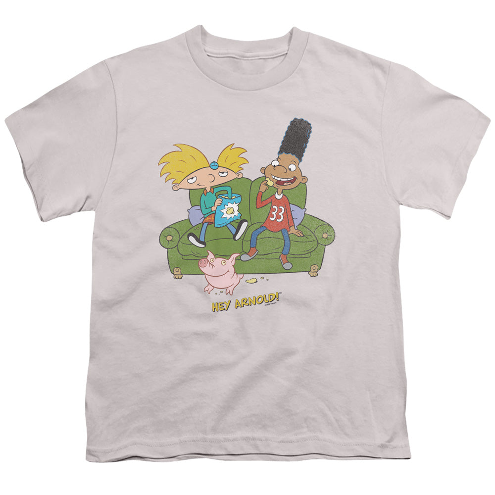 HEY ARNOLD : CHIPS ON COUCH S\S YOUTH 18\1 Silver XL