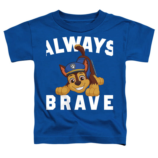 PAW PATROL : ALWAYS BRAVE S\S TODDLER TEE Royal Blue MD (3T)