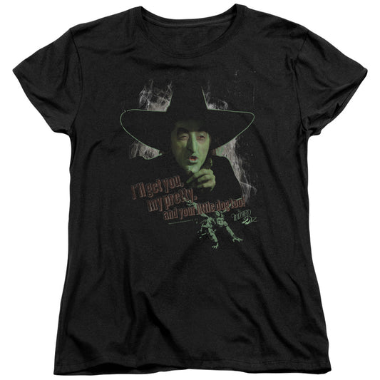 THE WIZARD OF OZ : AND YOUR LITTLE DOG TOO S\S WOMENS TEE Black 2X