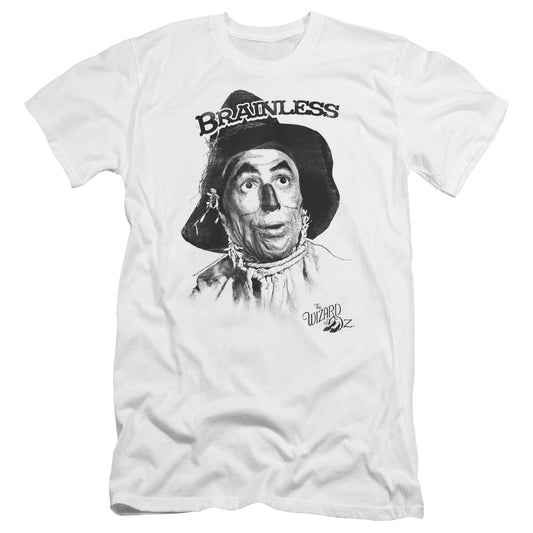 THE WIZARD OF OZ : BRAINLESS PREMIUM CANVAS ADULT SLIM FIT 30\1 White 2X