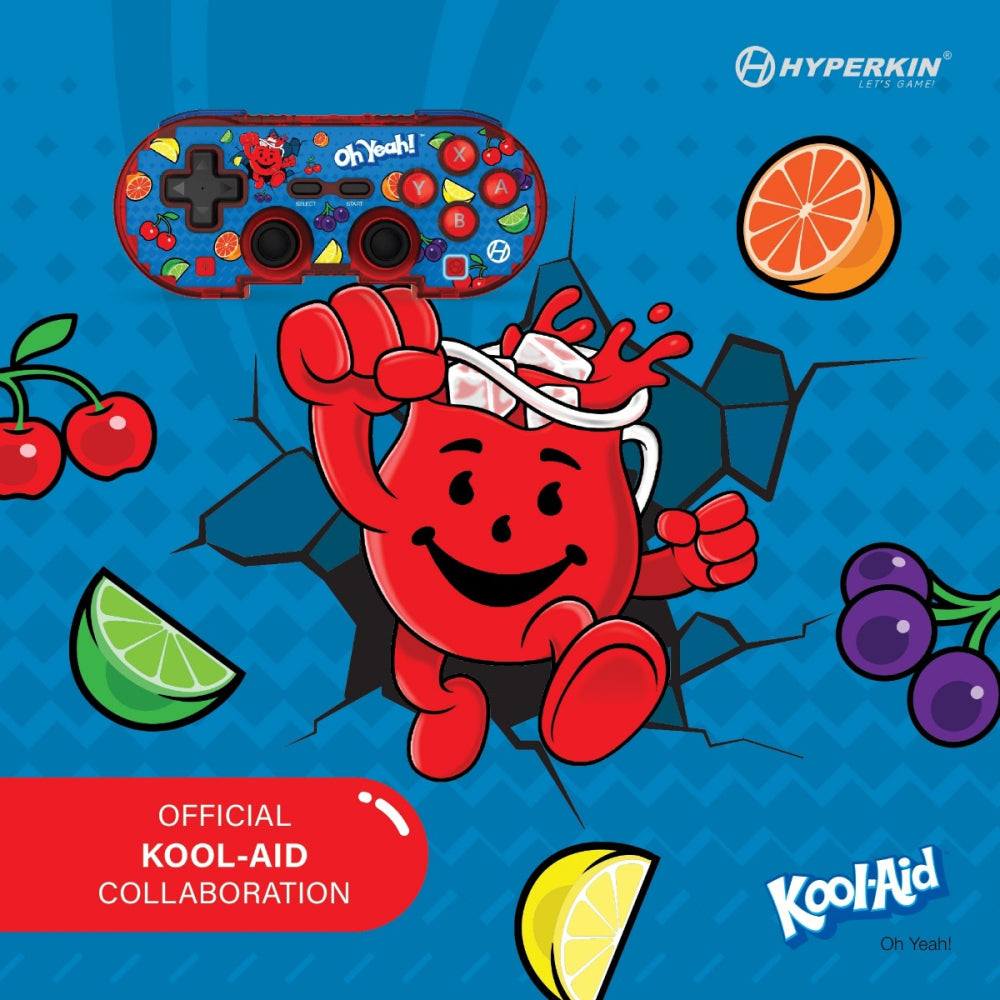 Official Kool-Aid Eddition Pixel Art Wireless Bluetooth Controller for Switch/PC/MAC