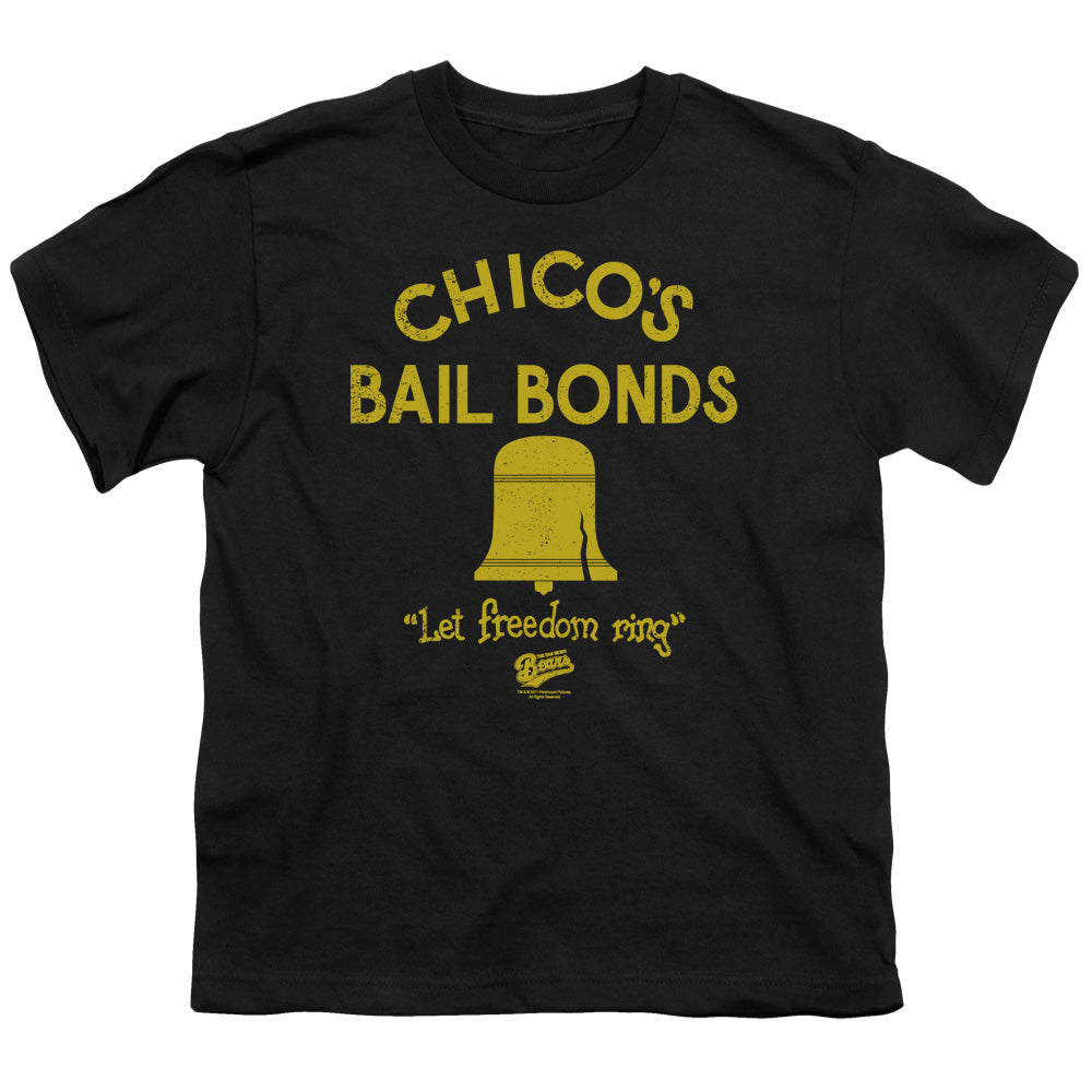 BAD NEWS BEARS : CHICO'S BAIL BONDS S\S YOUTH 18\1 BLACK LG