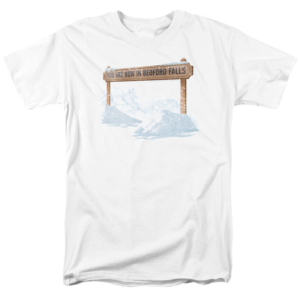 IT'S A WONDERFUL LIFE : BEDFORD FALLS S\S ADULT 18\1 White XL