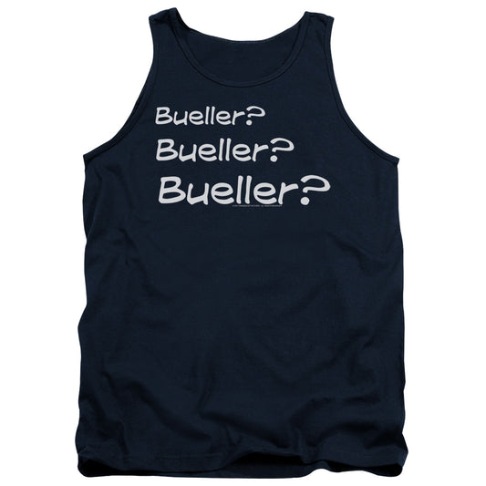 FERRIS BUELLER : BUELLER? ADULT TANK NAVY XL