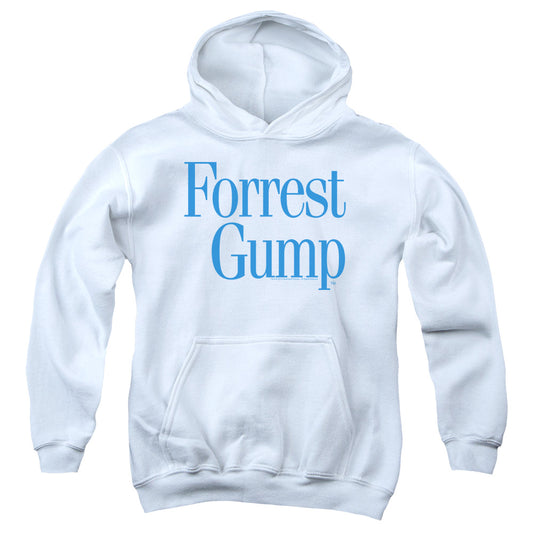 FORREST GUMP : LOGO YOUTH PULL OVER HOODIE WHITE LG