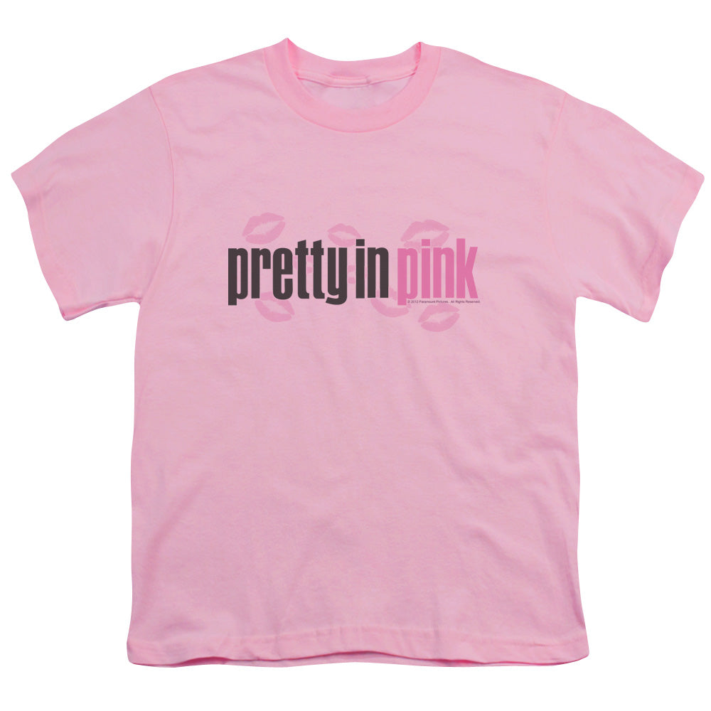 PRETTY IN PINK : LOGO S\S YOUTH 18\1 PINK LG