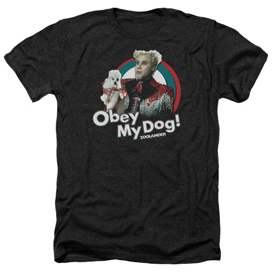 ZOOLANDER : OBEY MY DOG ADULT HEATHER BLACK SM