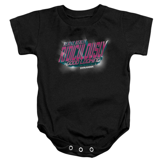 ZOOLANDER : RIDICULOUSLY GOOD LOOKING INFANT SNAPSUIT BLACK LG (18 Mo)