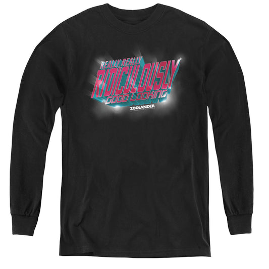 ZOOLANDER : RIDICULOUSLY GOOD LOOKING L\S YOUTH BLACK XL