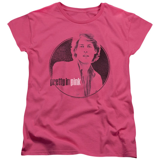 PRETTY IN PINK : STEFF S\S WOMENS TEE HOT PINK SM