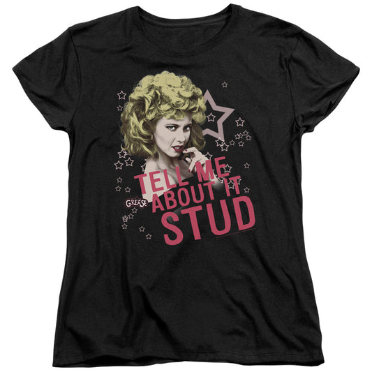 GREASE : TELL ME ABOUT IT STUD S\S WOMENS TEE BLACK 2X