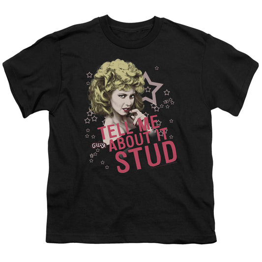 GREASE : TELL ME ABOUT IT STUD S\S YOUTH 18\1 BLACK LG