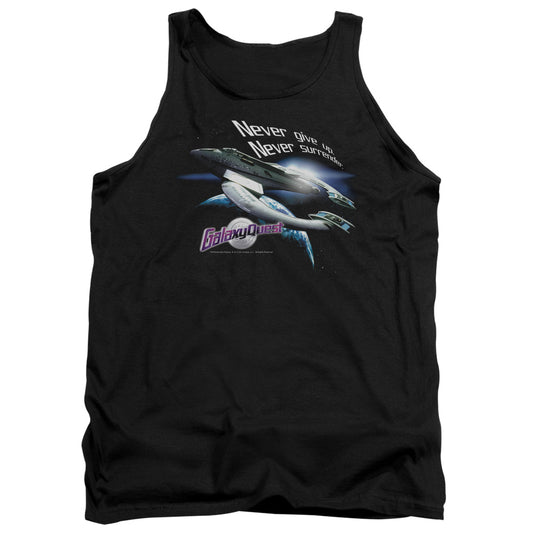 GALAXY QUEST : NEVER SURRENDER ADULT TANK BLACK MD
