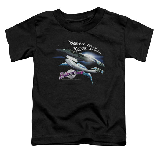 GALAXY QUEST : NEVER SURRENDER S\S TODDLER TEE BLACK LG (4T)