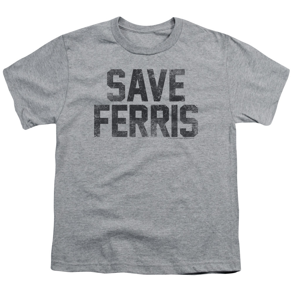 FERRIS BUELLER : SAVE FERRIS S\S YOUTH 18\1 Athletic Heather SM