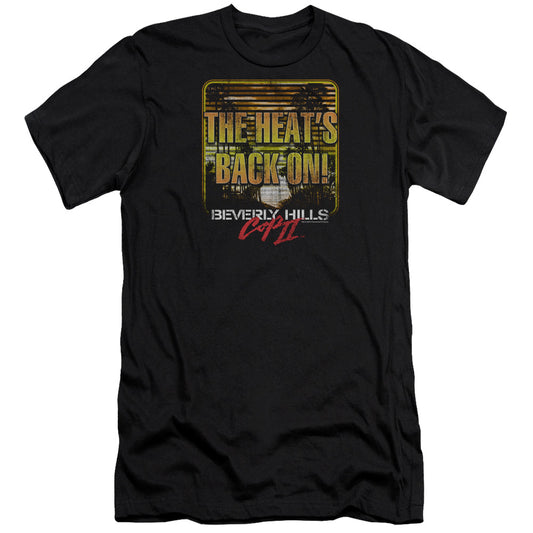 BEVERLY HILLS COP II : THE HEAT'S BACK ON PREMIUM CANVAS ADULT SLIM FIT 30\1 BLACK MD