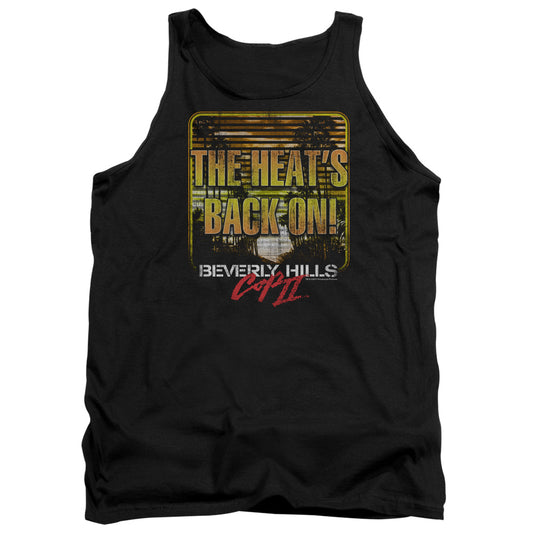 BEVERLY HILLS COP II : THE HEAT'S BACK ON ADULT TANK BLACK SM