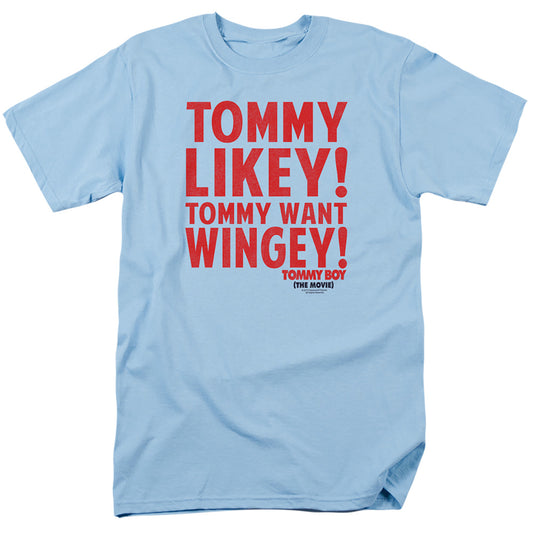 TOMMY BOY : WANT WINGEY S\S ADULT 18\1 LIGHT BLUE 2X