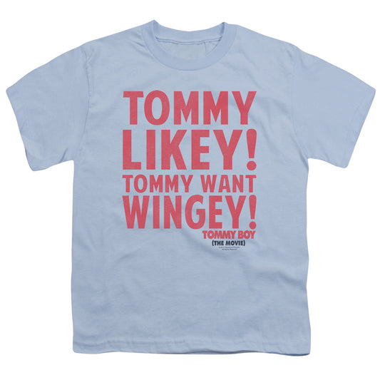 TOMMY BOY : WANT WINGEY S\S YOUTH 18\1 Light Blue MD
