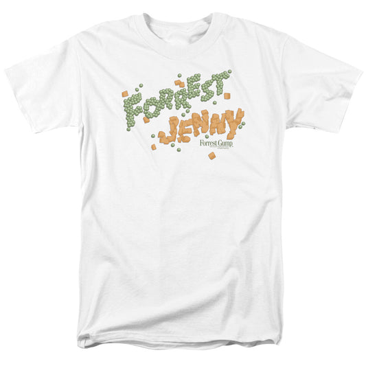 FORREST GUMP : PEAS AND CARROTS S\S ADULT 18\1 WHITE 2X