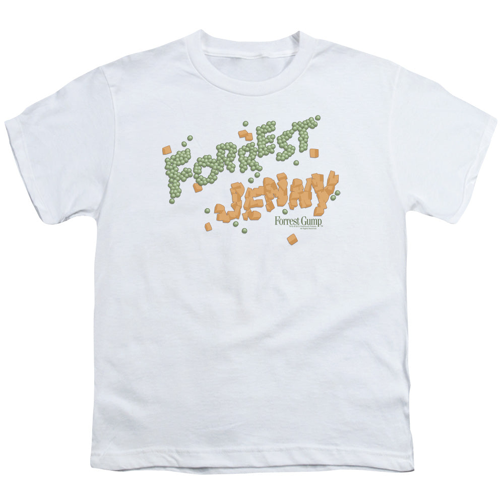 FORREST GUMP : PEAS AND CARROTS S\S YOUTH 18\1 WHITE LG