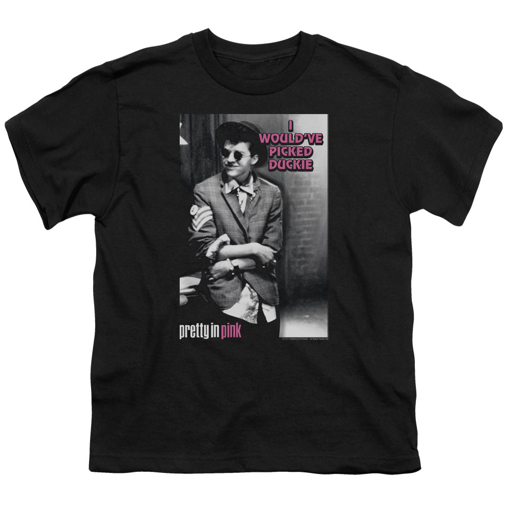 PRETTY IN PINK : I WOULD'VE S\S YOUTH 18\1 Black XL