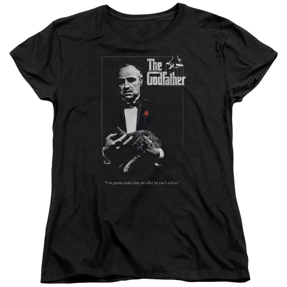 GODFATHER : POSTER S\S WOMENS TEE Black 2X