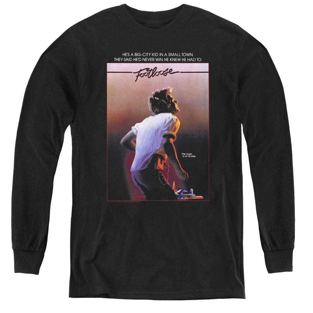 FOOTLOOSE : POSTER L\S YOUTH BLACK XL