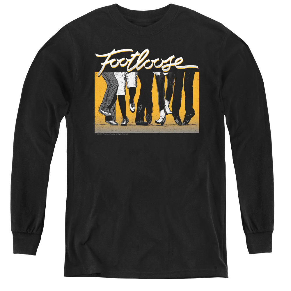 FOOTLOOSE : DANCE PARTY L\S YOUTH BLACK XL