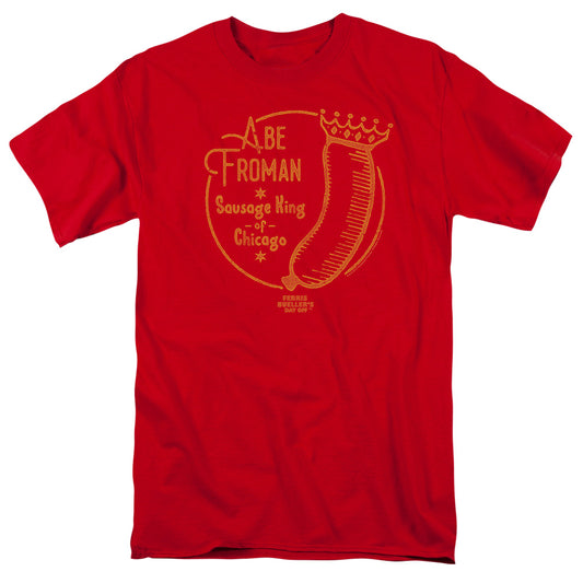 FERRIS BUELLER : ABE FROMAN S\S ADULT 18\1 Red XL