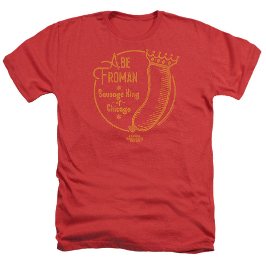 FERRIS BUELLER : ABE FROMAN ADULT HEATHER Red 2X