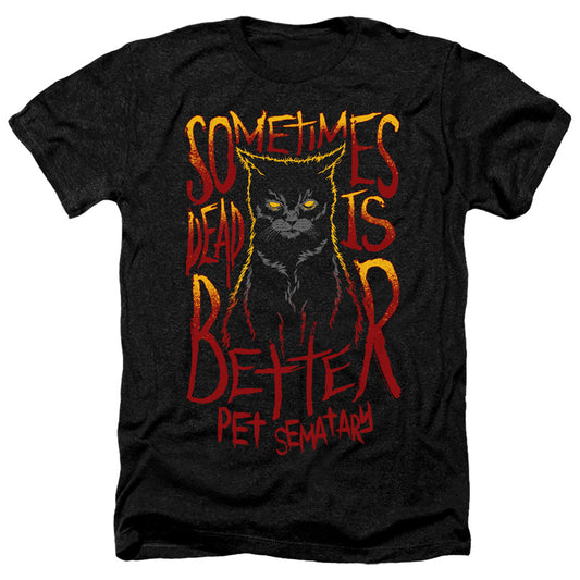 PET SEMATARY : DEAD IS BETTER ADULT HEATHER Black 2X