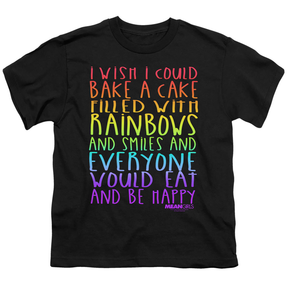 MEAN GIRLS : RAINBOWS AND CAKE S\S YOUTH 18\1 Black XL