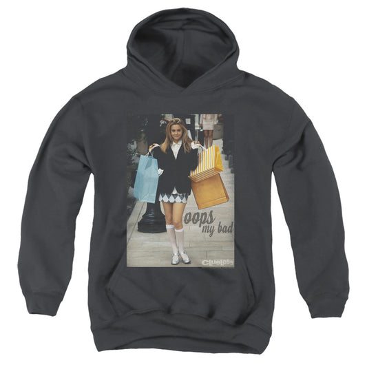 CLUELESS : OOPS MY BAD YOUTH PULL OVER HOODIE Black LG