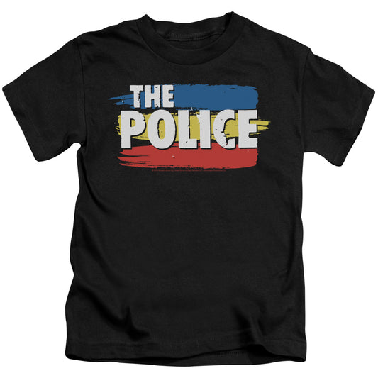 THE POLICE : THREE STRIPES LOGO S\S JUVENILE 18\1 Black MD (5\6)
