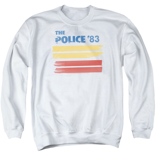 THE POLICE : 83 ADULT CREW SWEAT White SM