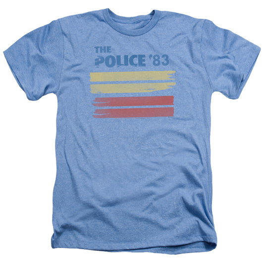 THE POLICE : 83 ADULT HEATHER Light Blue 2X