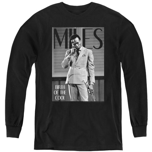MILES DAVIS : SIMPLY COOL L\S YOUTH Black MD