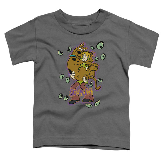 SCOOBY DOO : BEING WATCHED S\S TODDLER TEE Charcoal SM (2T)